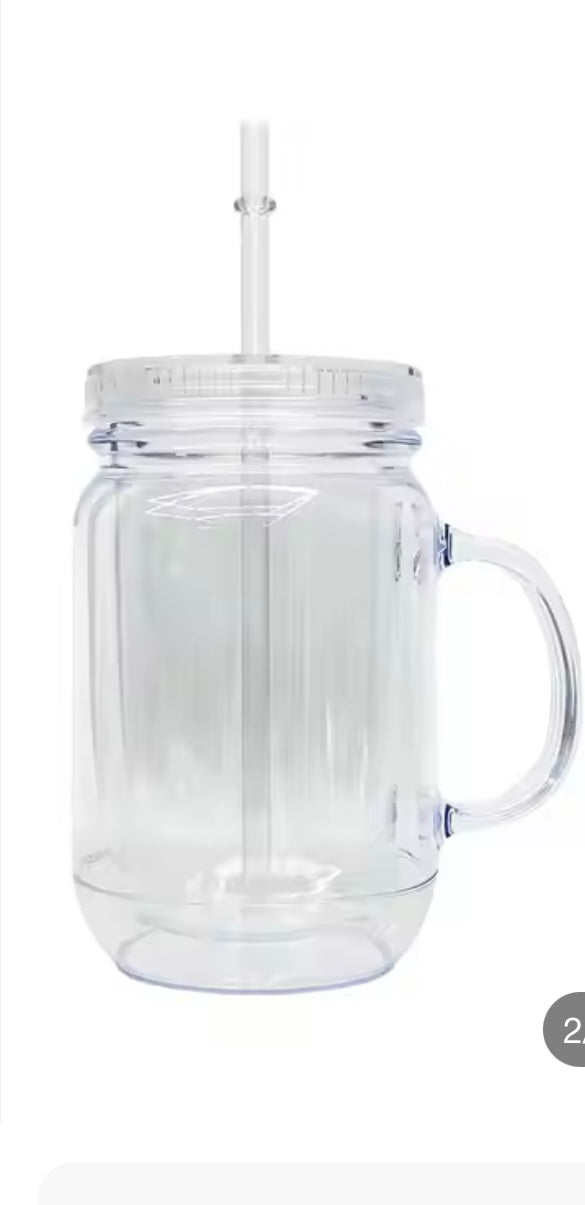 20 oz snow globe w/handle
