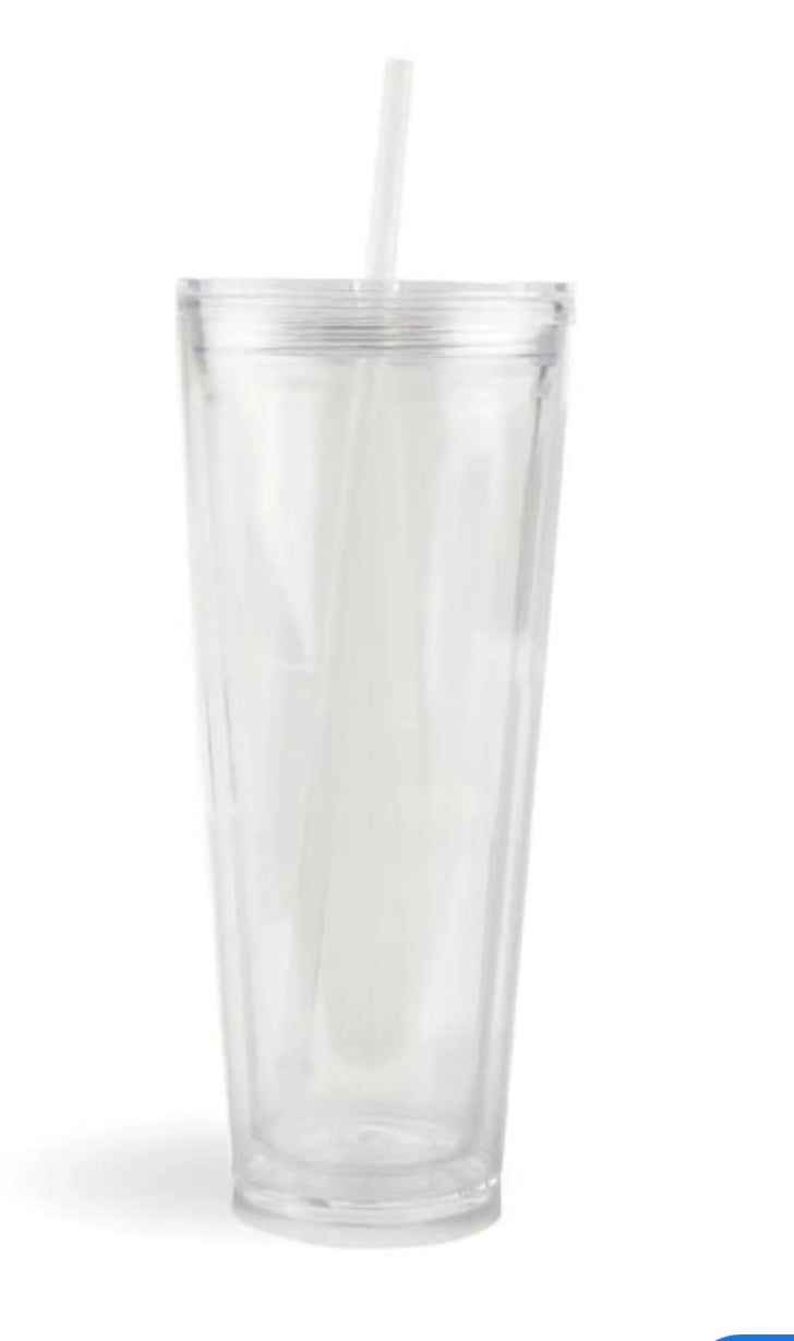 BLANK 24 oz snowglobe tumbler