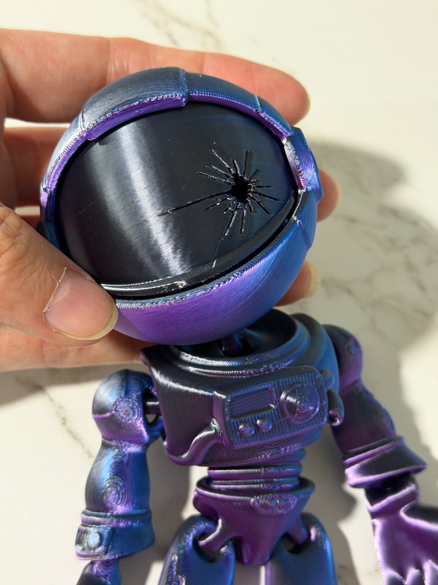 3D printed skeleton astronaut