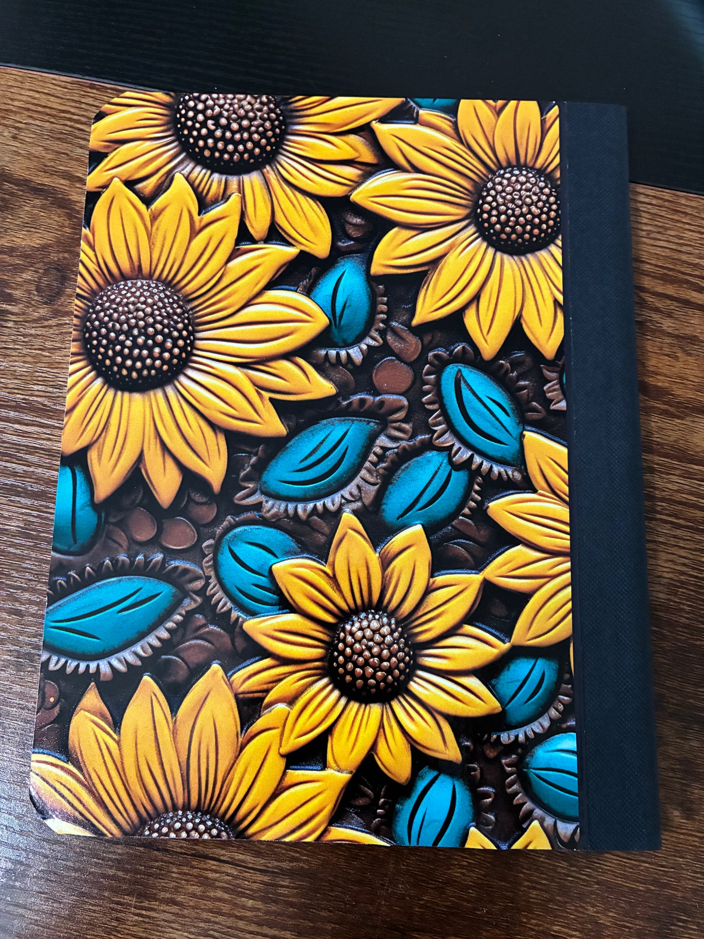 Composition book - sunflowers