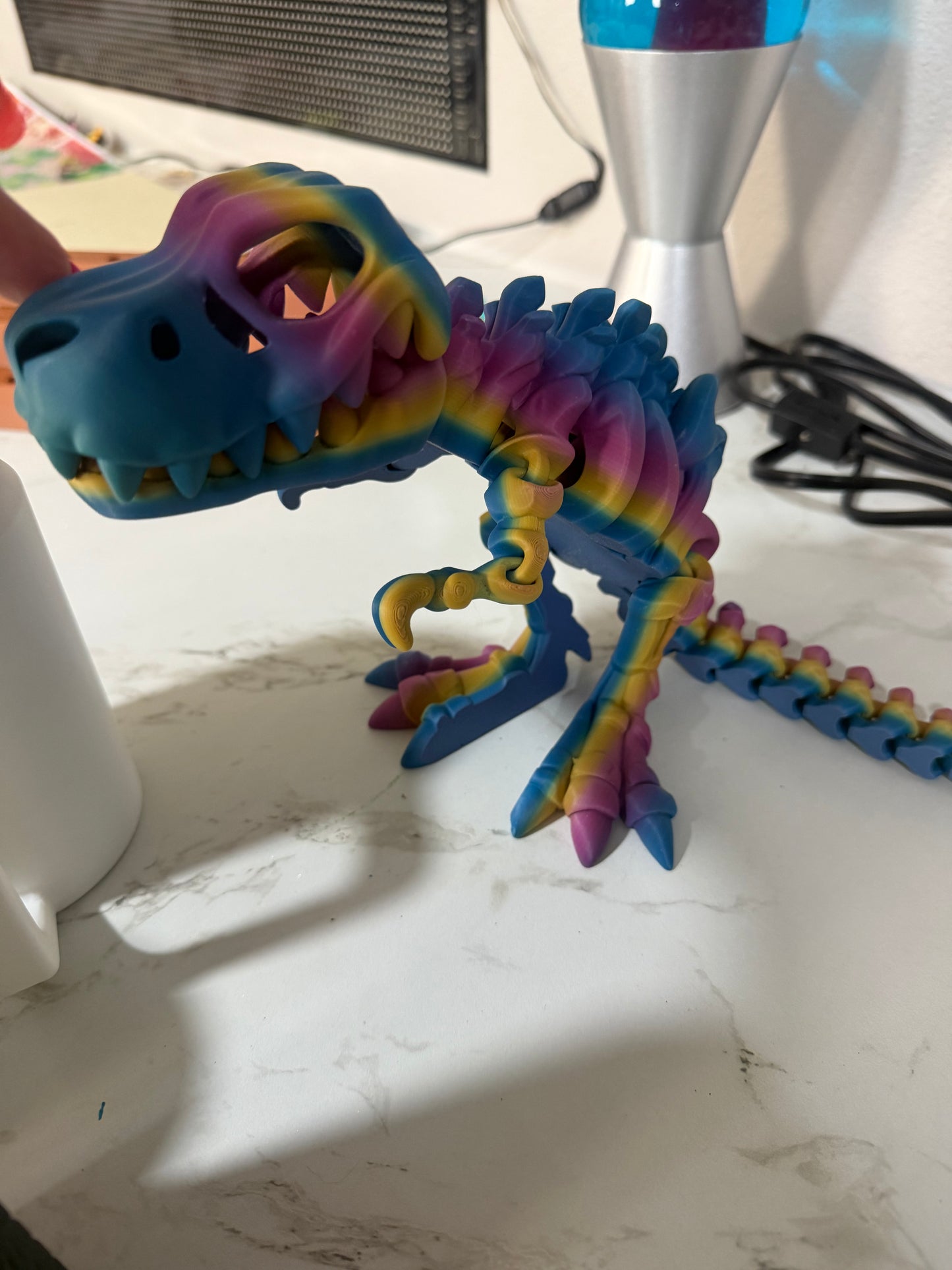 3D printed large Dinosaur skeleton