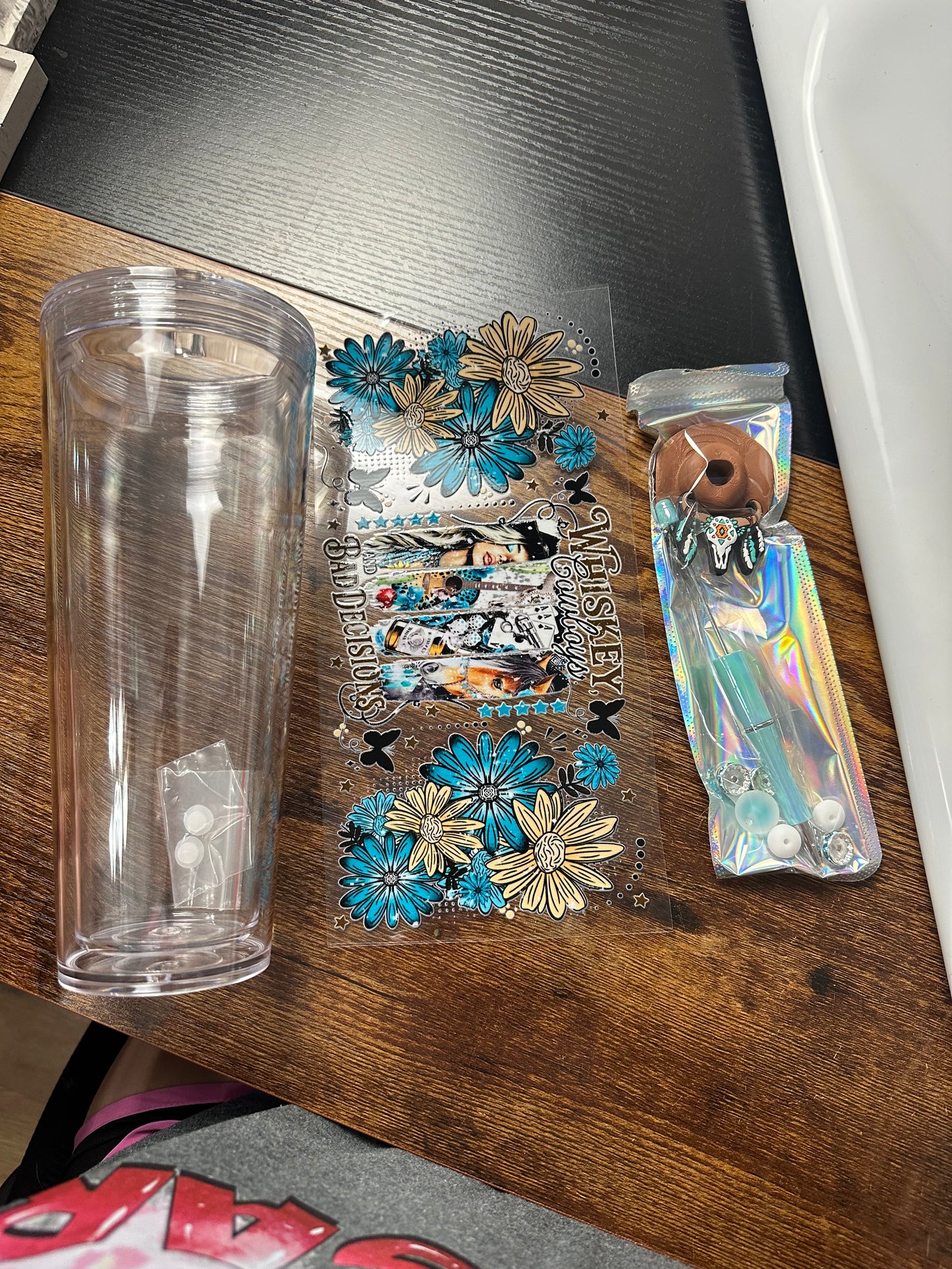 24 oz snow globe kit WESTERN