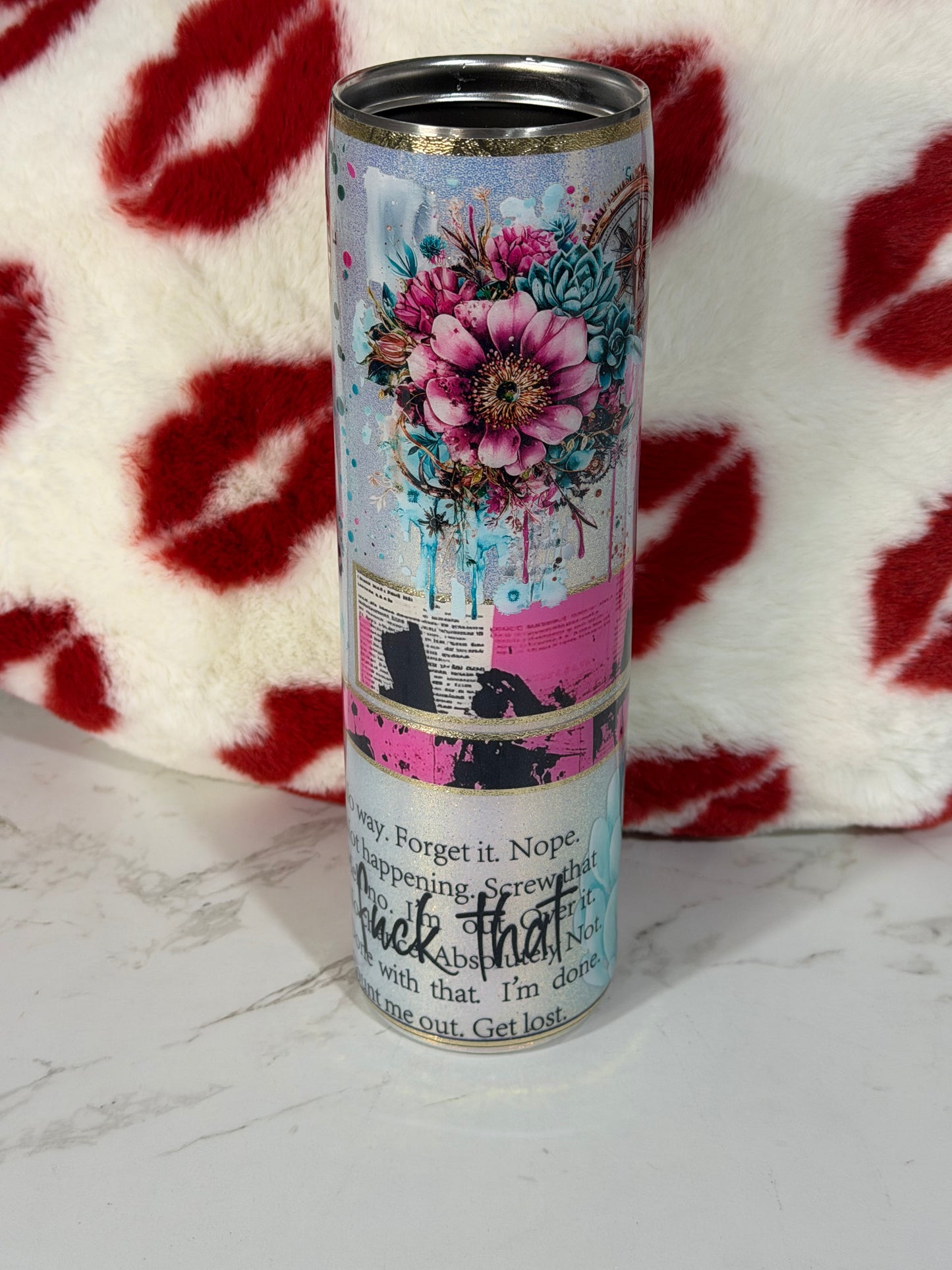 32 oz Tipsy Magnolia tumbler READY TO SHIP