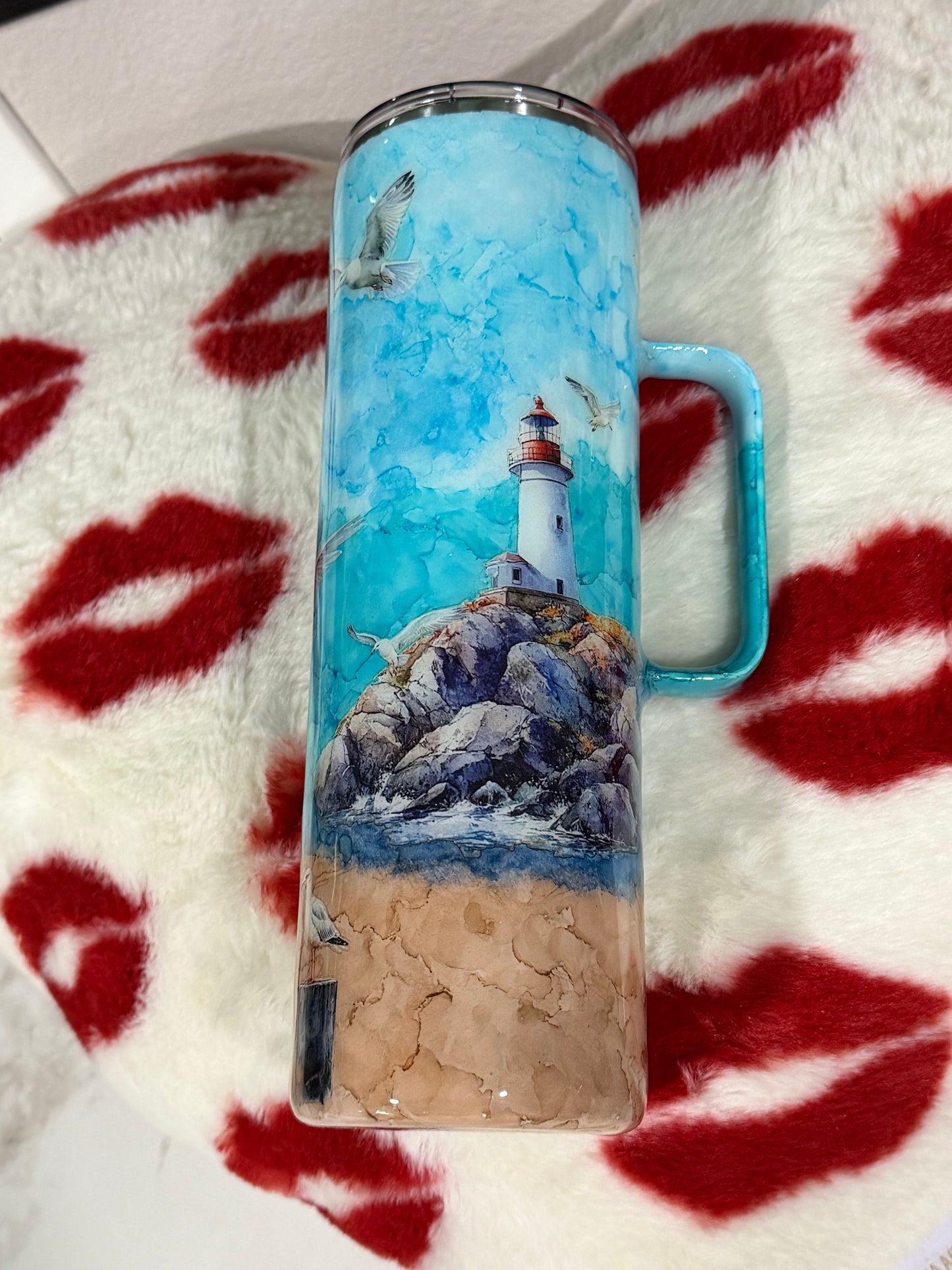 30 oz w//handle tumbler READY TO SHIP