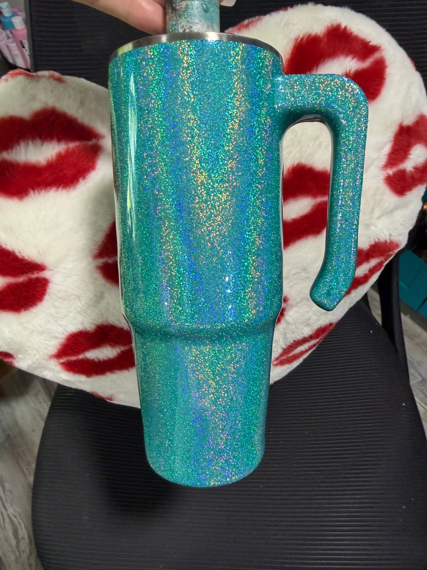 30 oz tumbler w/handle FOR LIVE HYDRODIP