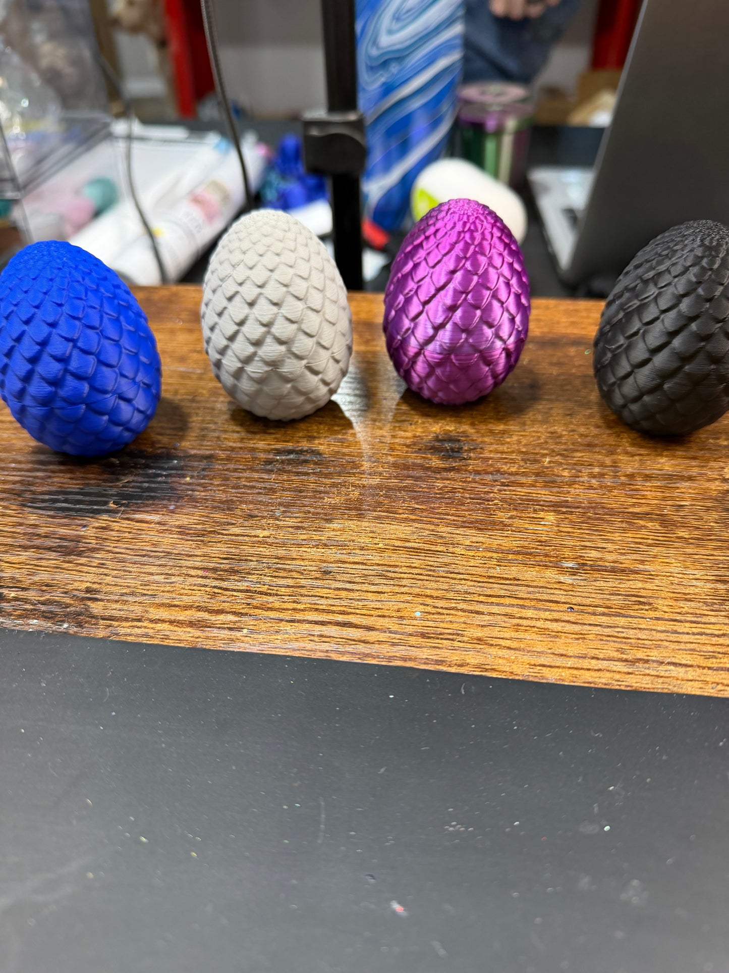 3D printed Dragon egg w/baby dragon inside