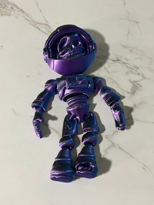 3D printed skeleton astronaut