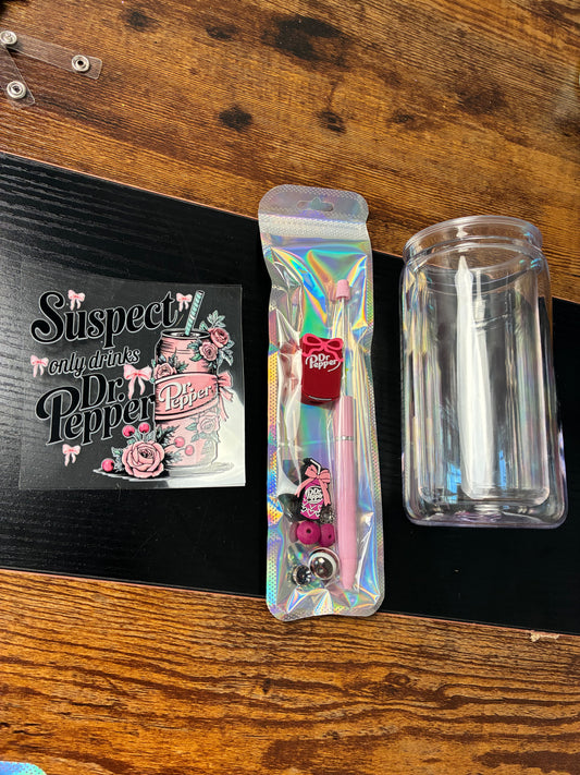 16 oz snow globe kit DR PEPPER