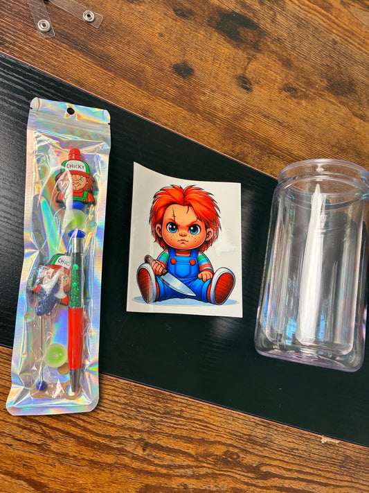 16 oz snow globe kit CHUCKY