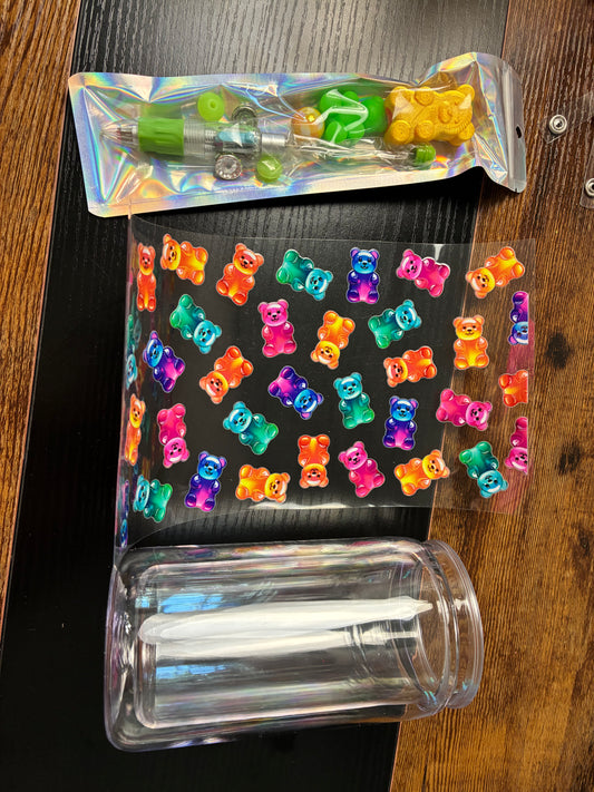 16 oz snow globe kit GUMMY BEARS