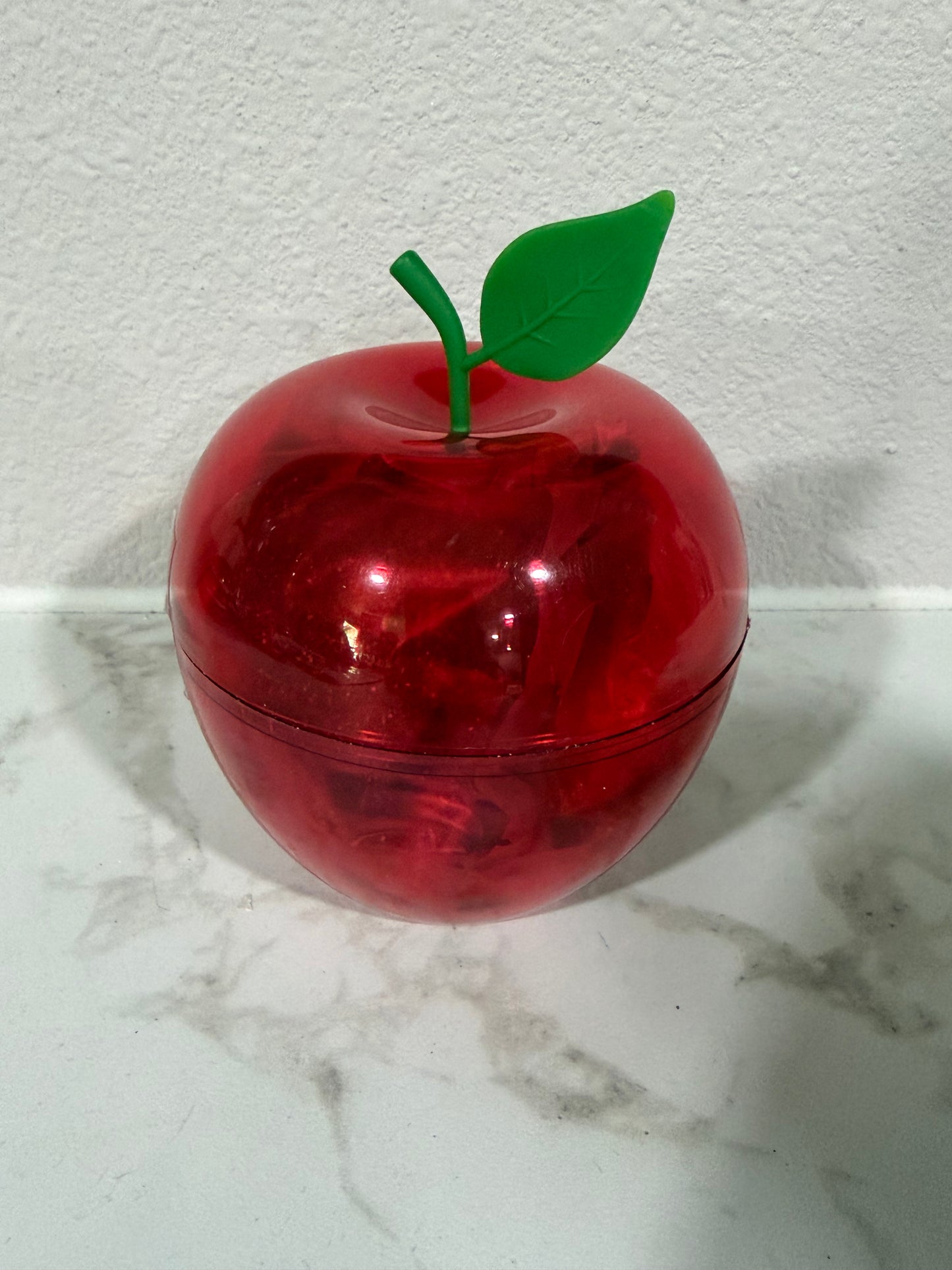 Gummy filled apple