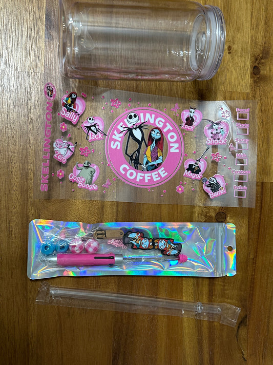 16 oz snow globe kit SKELLINGTON STARBIES