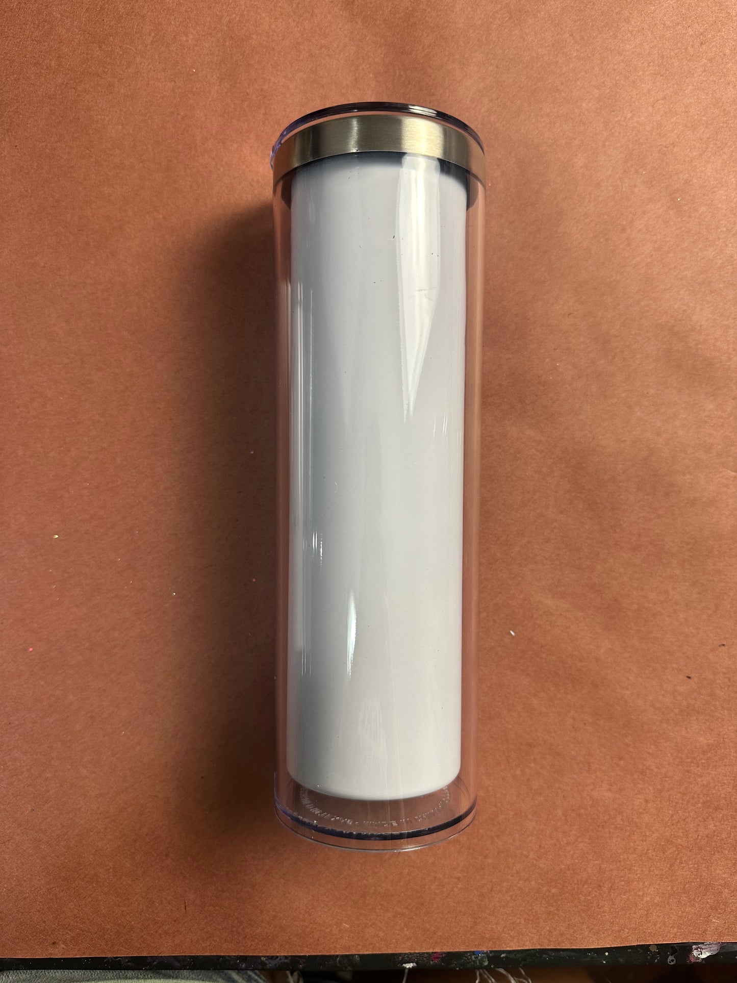 20 oz skinny snow globe (STAINLESS STEEL)