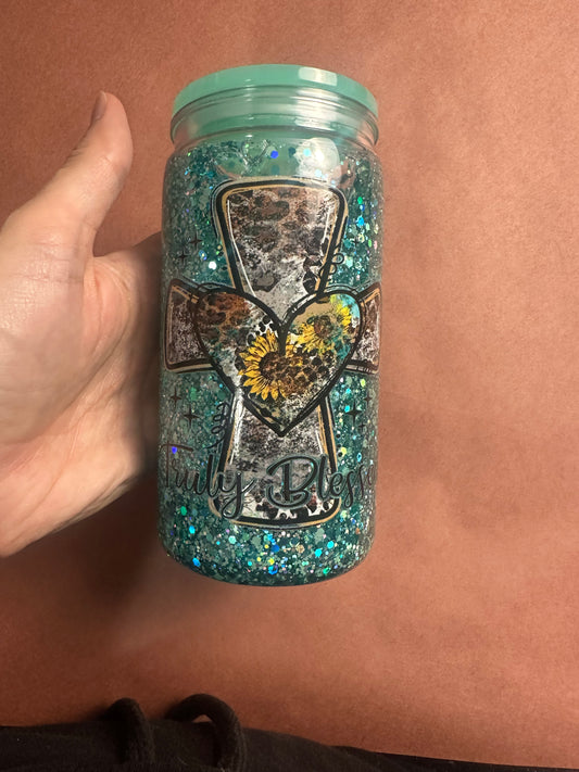 16 oz snow globe READY TO SHIP