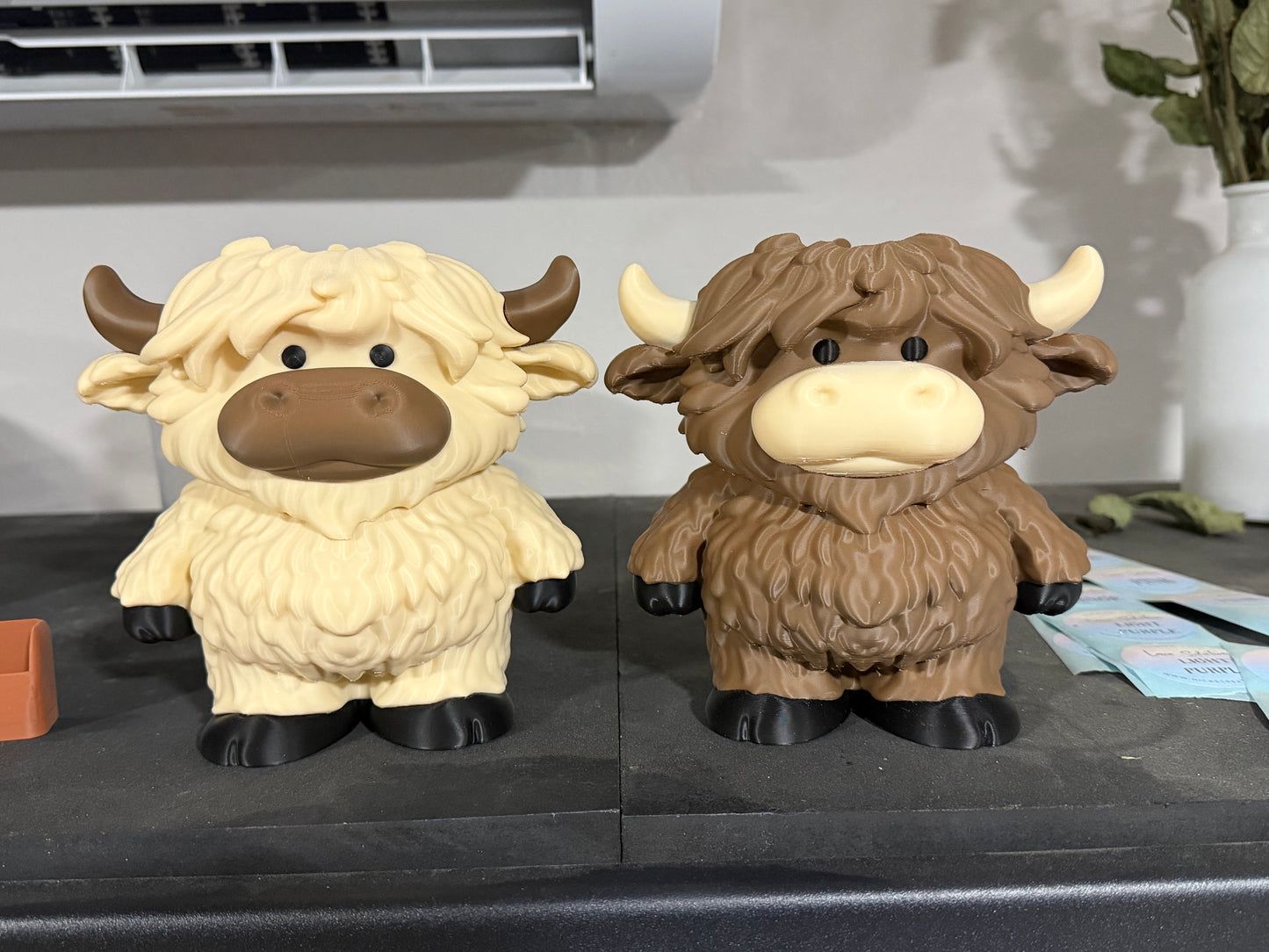 3D printed cow soap holder