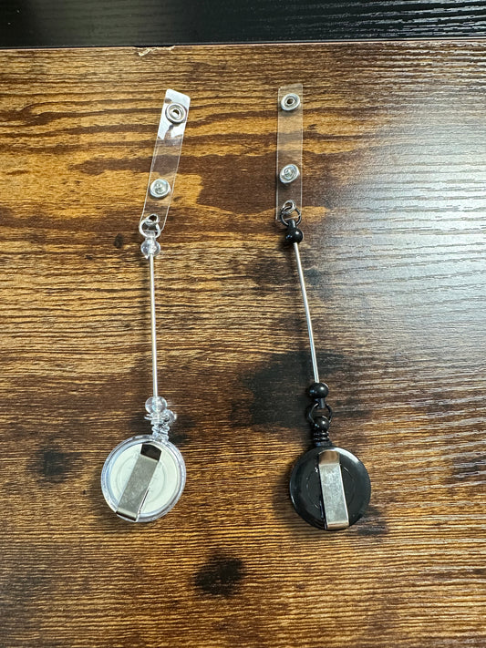 Beadable badge reel