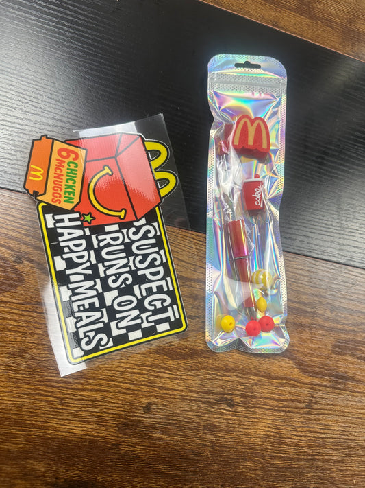 16 oz snow globe kit - HAPPY MEAL