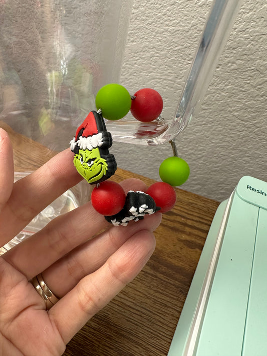 Tumbler handle charm