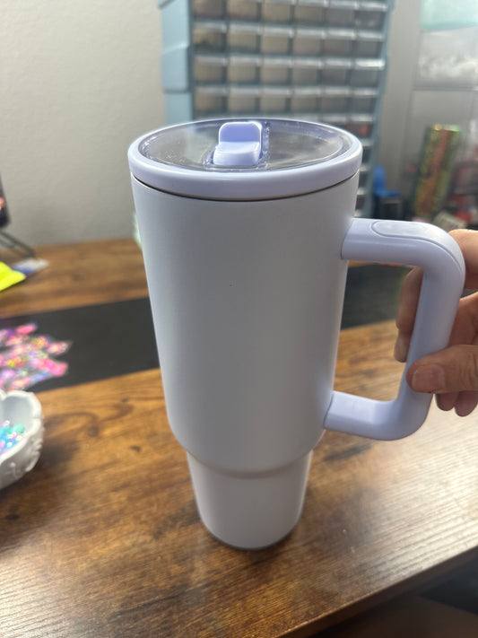 40 oz tumbler with built in straw