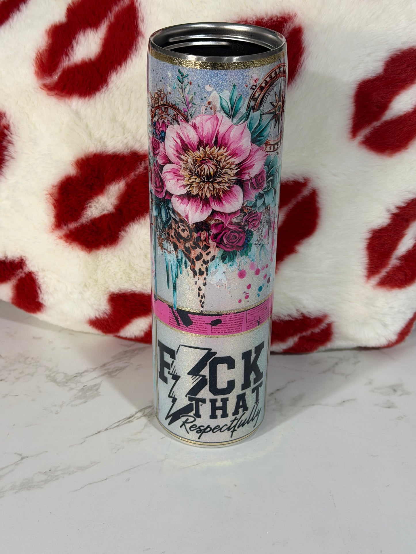 32 oz Tipsy Magnolia tumbler READY TO SHIP