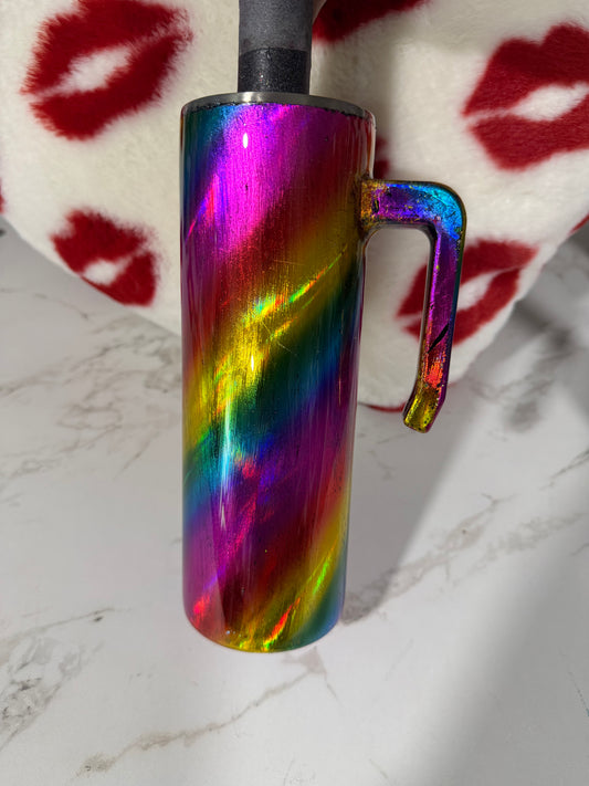 20 oz skinny tumbler w/handle FOR LIVE HYDRODIP