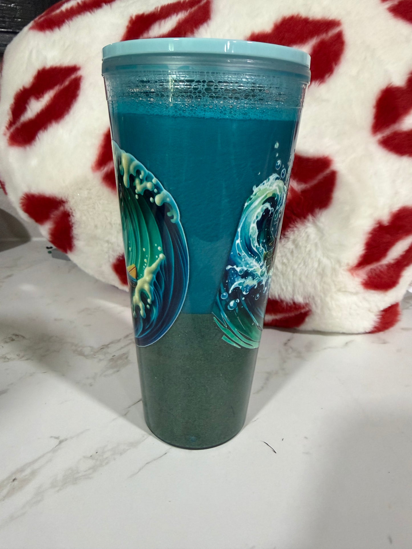 24 oz snow globe tumbler READY TO SHIP